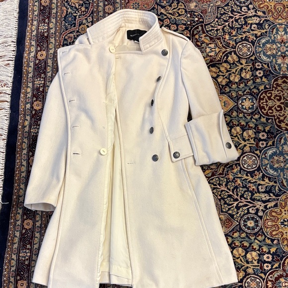 Moda International Classic Cream Trench Coat - Picture 2 of 10